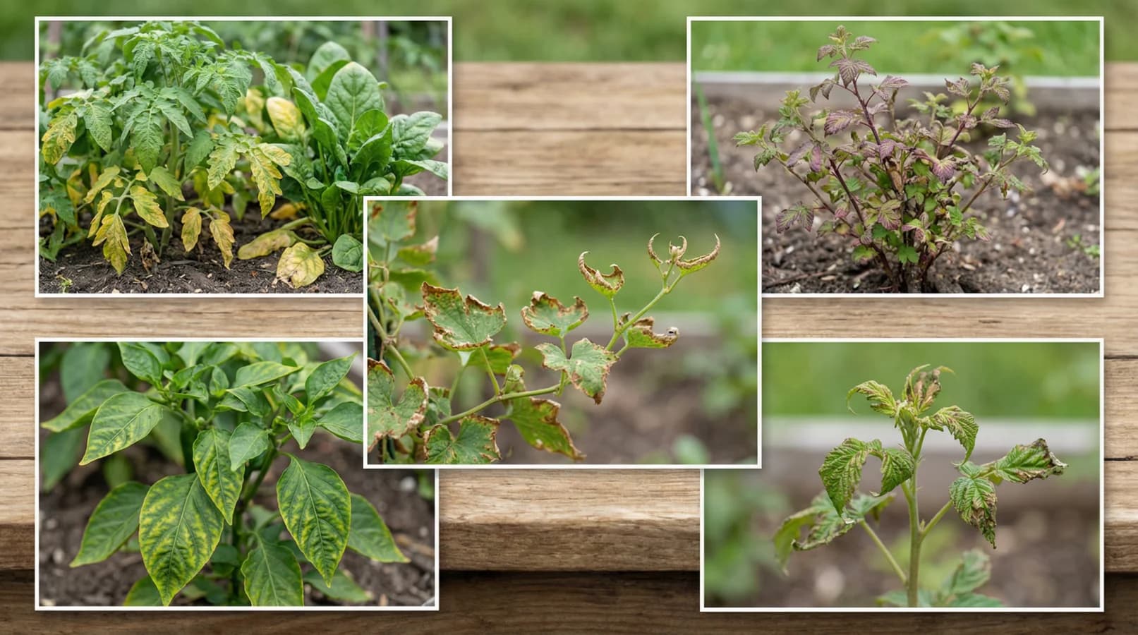 علامات نقص العناصر الغذائية في النبات